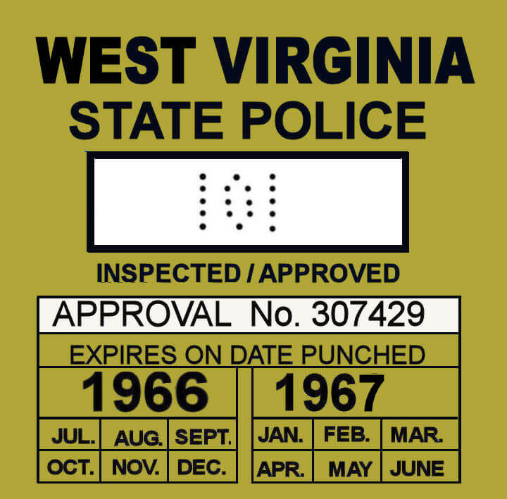 (image for) 1966-67 West Virginia Inspection